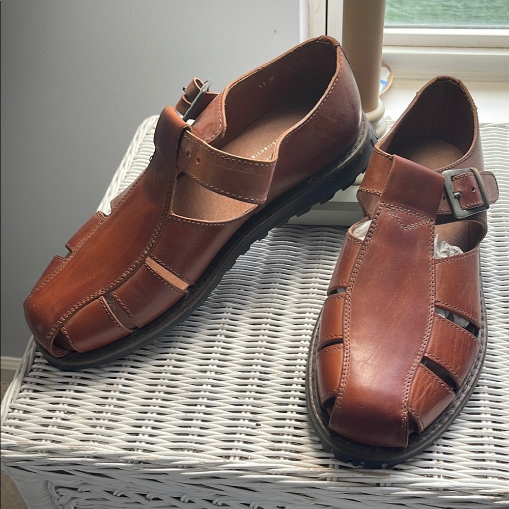Men's Brown Leather Sandals